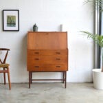 Bureau secretaire teak